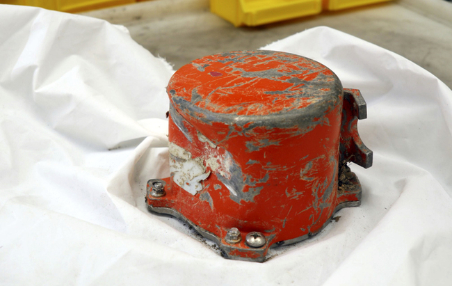 This photo provided by the French air accident investigation authority BEA on March 16, 2019, shows the cockpit voice recorder from the crashed Ethiopian Airlines jet, in le Bourget, north of Paris. [Photo: BEA via AP]