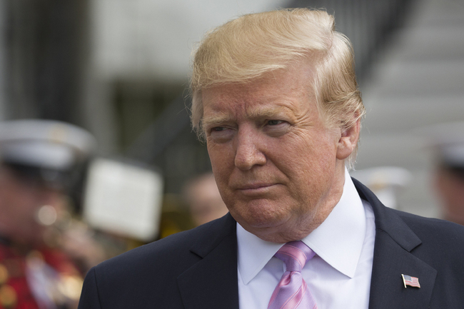 President Donald Trump walks on the South Lawn of the White House in Washington, Monday, April 22, 2019, during the annual White House Easter Egg Roll. [Photo: AP]