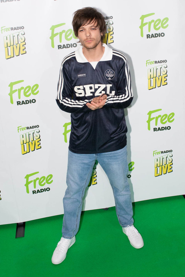 Louis Tomlinson arrives at Free Radio Hits Live in Birmingham, United Kingdom, May 04, 2019. [Photo: IC]