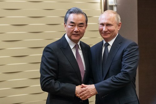 Chinese State Councilor and Foreign Minister Wang Yi meets with Russian Foreign Minister Sergei Lavrov on Monday, May 13, 2019. [Photo: fmprc.gov.cn]  
