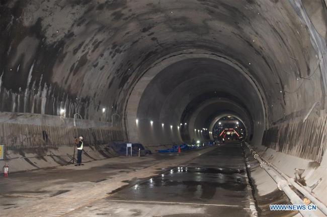 Photo taken on May 14, 2019 shows the first completed tunnel project of Jakarta to Bandung High Speed Rail in Walini, West Java, Indonesia. The 142.3 km-long Chinese-built High Speed Railway (HSR) project will connect Indonesia's capital Jakarta and West Java's Bandung in the southeast. [Photo: Xinhua/Du Yu]