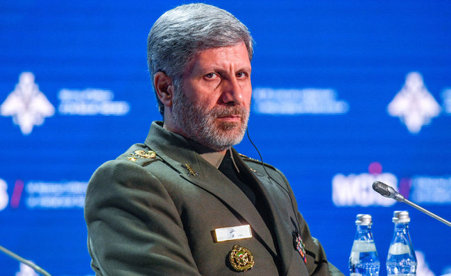 Iranian Defense Minister Amir Hatami attends the VII Moscow Conference on International Security MCIS-2018 in Moscow on April 4, 2018. [File photo: AFP/Alexander Nemenov]