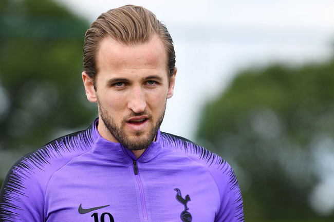 Tottenham's Harry Kane attends a training session during the Tottenham Hotspur media day in Enfield, north London, Britain, 27 May 2019. Tottenham play Liverpool in the UEFA Champions League final in Madrid on 01 June. [Photo: IC]