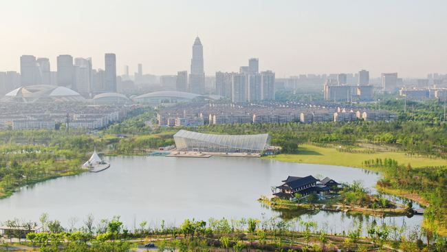 Photo taken on May 29, 2019 shows the scenery of Nantong Zoo in Nantong, Jiangsu Province. [File Photo: IC]