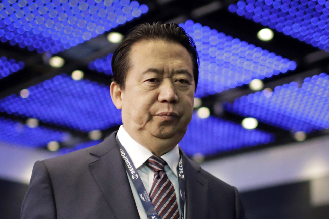 Meng Hongwei, former vice minister of public security in Chin and former head of Interpol. [File Photo: IC]