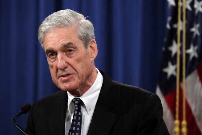 Special counsel Robert Mueller speaks at the Department of Justice Wednesday, May 29, 2019, in Washington, about the Russia investigation. [File Photo: IC]