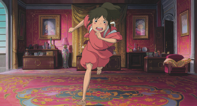 Still image from animated film "Spirited Away," directed by Hayao Miyazaki. [Photo: IC]