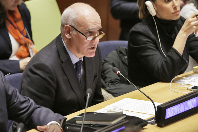 Joao Vale de Almeida, head of the EU delegation to the United Nations [File photo: IC]