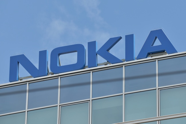 The logo of Nokia company. [File Photo: IC]