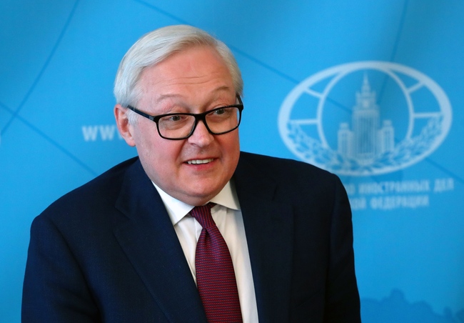 Russia's Deputy Foreign Minister Sergei Ryabkov gives a press briefing on the Nuclear Non-Proliferation Treaty, on April 26, 2019, in Moscow. [File Photo: IC/Tass/Mikhail Tereshchenko]