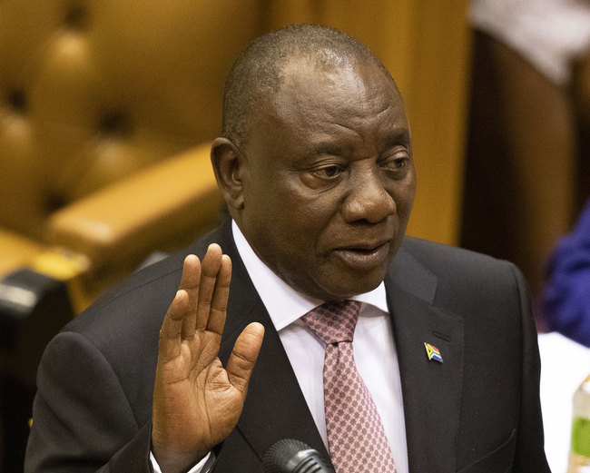 File photo of South Africa's President Ramaphosa. [Photo: IC]