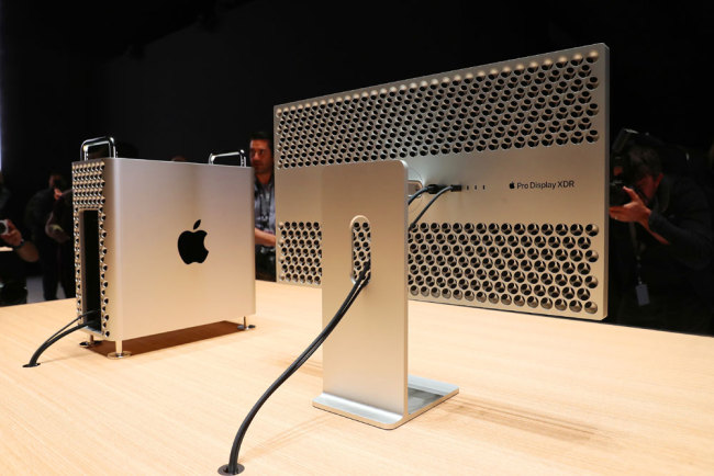 Apple's new Mac Pro on display at the Apple Worldwide Developers Conference in San Jose, California, on June 3, 2019. The Wall Street Journal has reported that the new Mac Pro will be built in China. [Photo: IC]