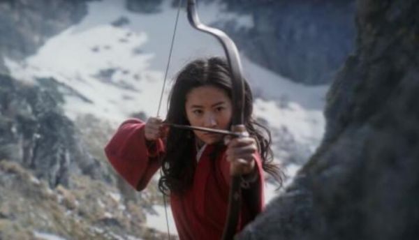 A still picture of Crystal Liu in the leading role as Mulan in Disney's live-action film "Mulan" [Photo:weibo.com]