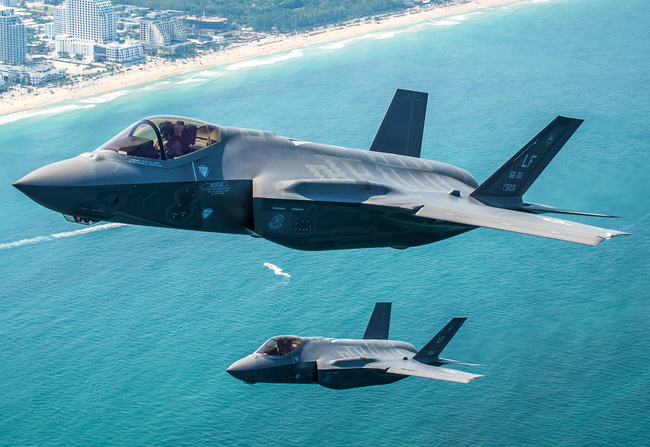 F-35 Lightning II Joint Strike Fighter. [File Photo: SMG via ZUMA Wire via IC] 