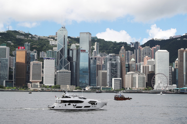 A view of Hong Kong Victoria Harbor. [File photo: VCG]