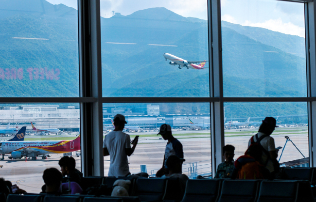 A view of the Hong Kong International Airport. [File Photo: VCG]