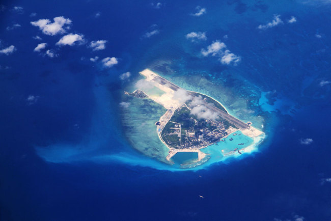 Aerial view of the Yongxing Island in the South China Sea [File Photo: VCG]