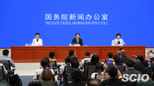 The State Council Information Office holds a press conference on the current situation in Hong Kong on September 3, 2019. [Photo: scio.gov.cn]