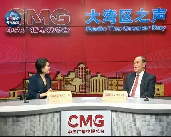 Ho Iat Seng (R), the Chief executive of Macao Special Administrative Region, speaks during an exclusive interview with China Media Group (CMG). [Photo: CCTV]