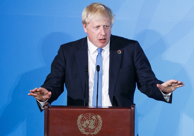 British Prime Minister Boris Johnson. [File Photo: EPA via IC/JUSTIN LANE]