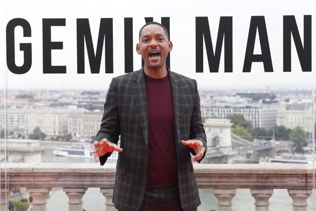 Will Smith arrives for a promotional event for the movie 'Gemini Man' in Budapest, Hungary, September 25, 2019. The action thriller will premiere on October 10 in Hungary. [Photo: IC]