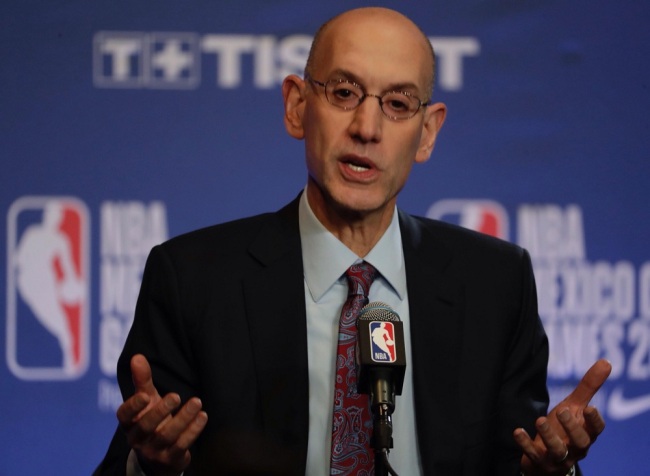 Adam Silver, commissioner of the National Basketball Association. [File Photo: IC]