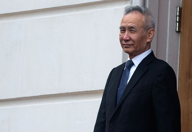 Chinese Vice Premier Liu He leaves the Office of the United States Trade Representative after tariff negotiations in Washington DC on May 9, 2019. [File Photo: AFP/Andrew Caballero-Reynolds]