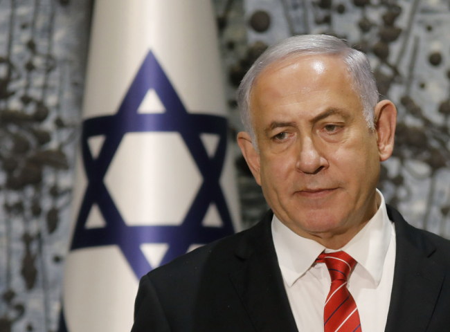 In this photo taken on September 25, 2019, Israeli Prime Minister Benjamin Netanyahu speaks after being tasked by President Reuven Rivlin (not in frame) with forming a new government, during a press conference in Jerusalem. [Photo: AFP/Menahem Kahana]