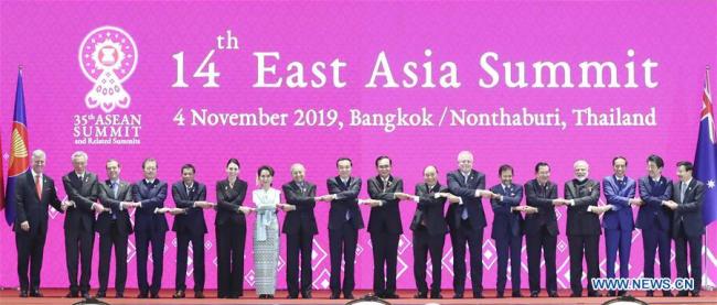 Chinese Premier Li Keqiang attends the 14th East Asia Summit in Bangkok, Thailand, Nov. 4, 2019. [Photo: Xinhua/Yao Dawei]