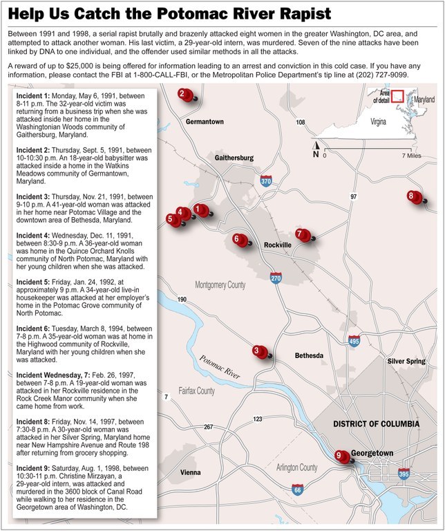 File Photo: Incidents map and timeline. [Photo credit to FBI] 