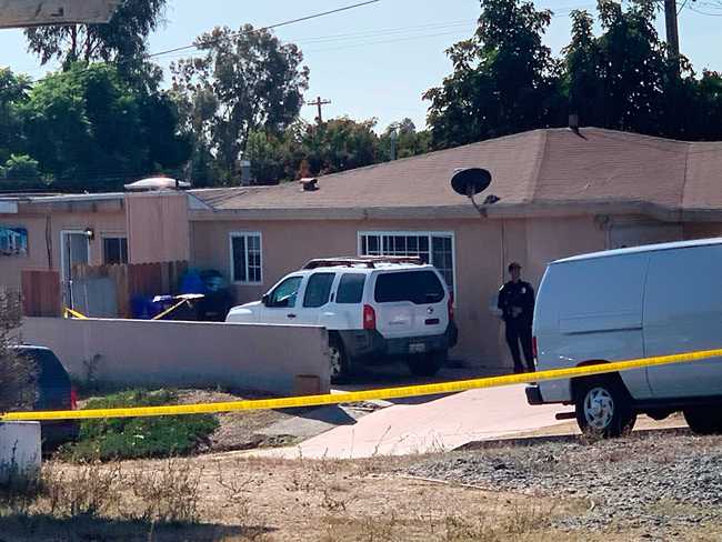 San Diego police investigate a shooting that killed five members of a family and wounded one more in Paradise Hills on Saturday, Nov. 16, 2019 in San Diego, Calif. [Photo: AP]