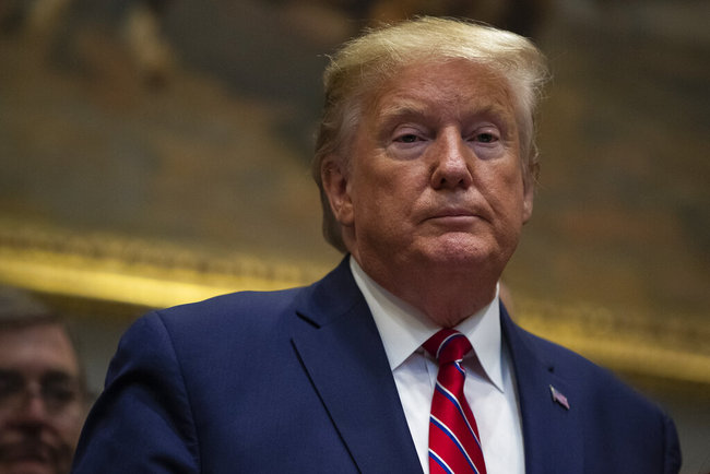 President Donald Trump pauses during an event on healthcare prices in the Roosevelt Room of the White House, Friday, Nov. 15, 2019, in Washington. [Photo: AP]