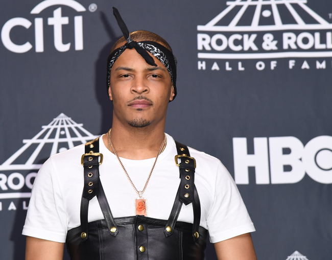 In this file photo taken on April 7, 2017, Hip-hop artist T.I. poses at the 31st Annual Rock And Roll Hall of Fame Induction Ceremony at Barclays Center in New York City. [Photo: AFP/ANGELA WEISS]