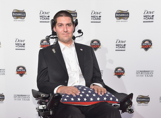 Pete Frates attends the Sportsman Of The Year 2014 Ceremony on December 9, 2014 in New York City. [File photo: AFP] 