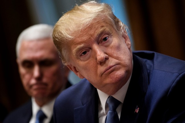 U.S. President Donald Trump attends a meeting in the Cabinet Room of the White House December 16, 2019, in Washington, DC. [Photo: AFP]