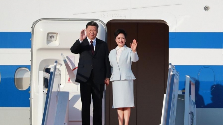 Chinese president arrives in Macao for return anniversary celebrations ...