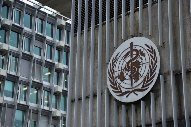 Fotografie pořízená 30. ledna 2020 ukazuje sídlo Světové zdravotnické organizace (WHO) ve švýcarské Ženevě. (Xinhua / Chen Junxia)