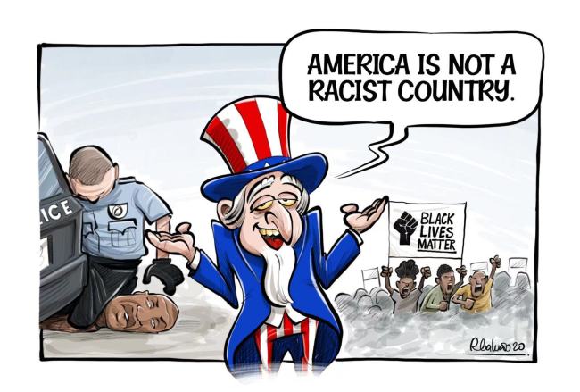 USA nejsou rasistická země! / CGTN