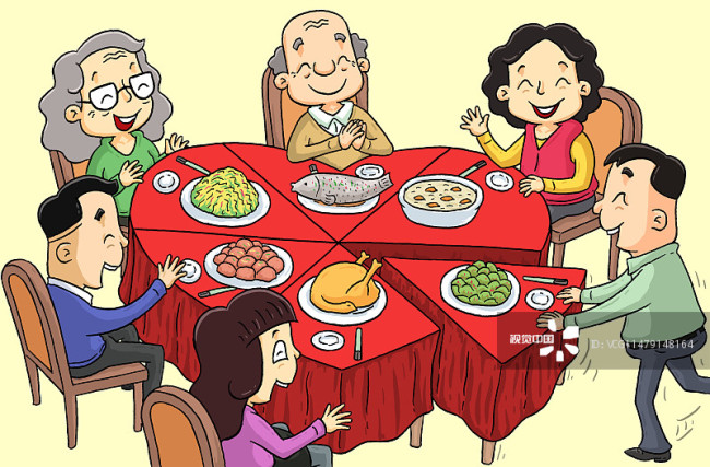 Puro chino：Posición de los asientos en un banquete chino