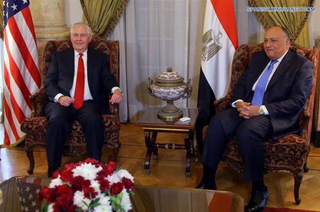 EEUU apoya combate de Egipto contra terrorismo: Tillerson