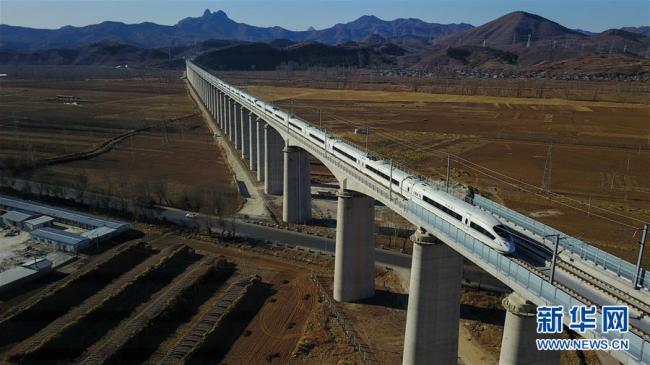 Empieza a funcionar un tramo de la línea férrea de alta velocidad entre Beijing y Shenyang