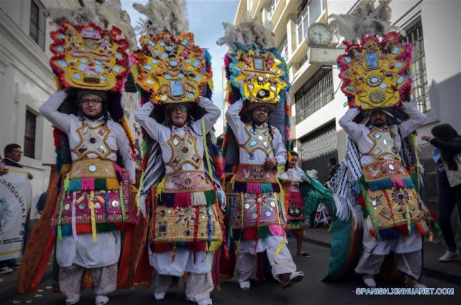 Celebración del Día de Reyes, en Quito, Ecuador