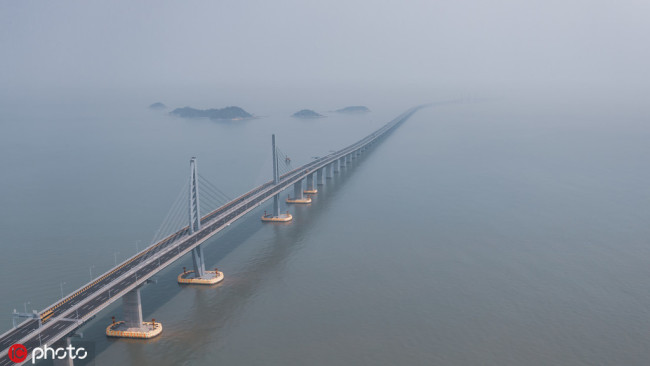 Puente Hong Kong-Zhuhai-Macao recibe más de 10 millones de pasajeros