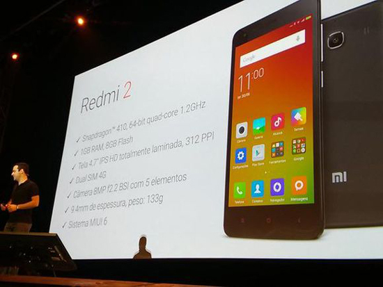 Xiaomi comienza a vender su teléfono Redmi 2 en Brasil