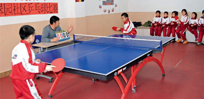 El tenis de mesa es muy popular en China.