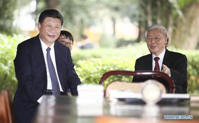 Le président chinois salue les solides relations entre la Chine et le Vietnam