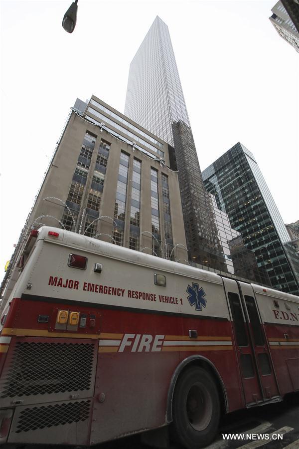 Un incendie se déclare sur le toit de la Trump Tower à New York et fait deux blessés légers