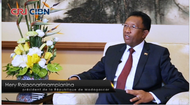 Président malgache : le concept d’une communauté de destin pour l’humanité va amener la paix et le développement dans le monde entier