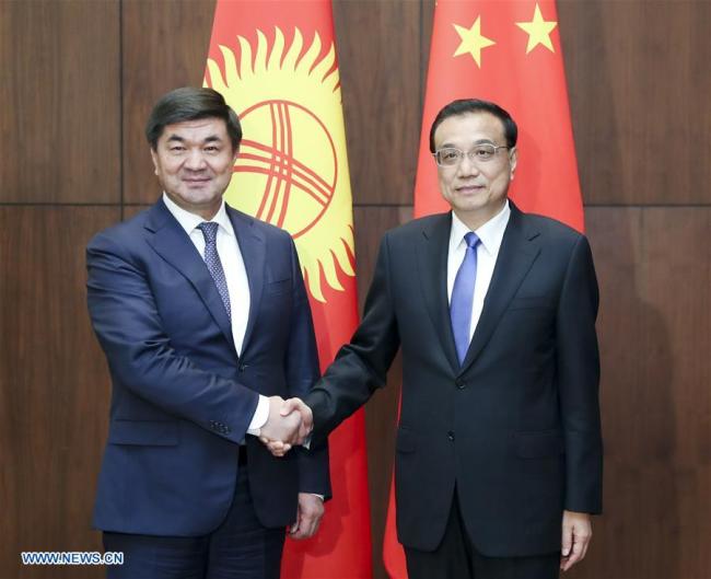 La Chine et le Kirghizistan promettent de continuer à resserrer leurs liens bilatéraux