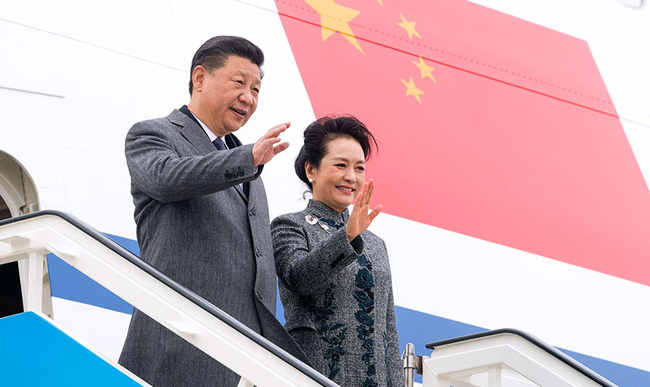 Le président chinois arrive au Portugal pour une visite d'Etat